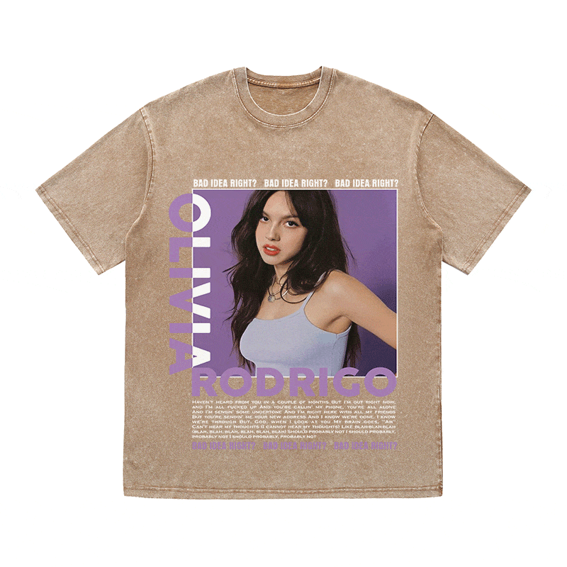 OLIVIA HEAVY WEIGHT COTTON TEE-9011