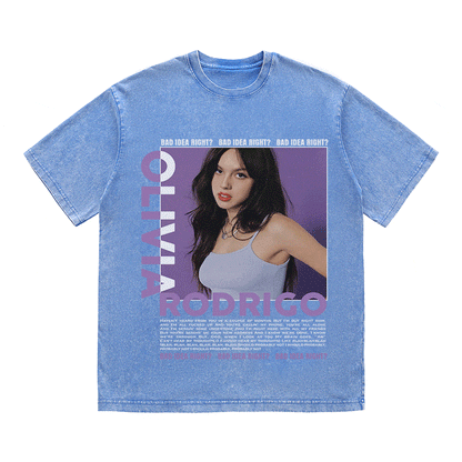 OLIVIA HEAVY WEIGHT COTTON TEE-9011