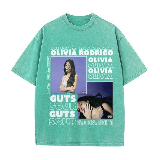 OLIVIA HEAVY WEIGHT COTTON TEE-9013