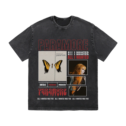 PARAMORE HEAVY WEIGHT COTTON TEE-9014