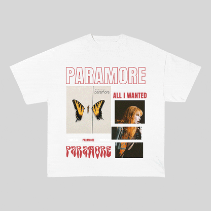PARAMORE HEAVY WEIGHT COTTON TEE-9014