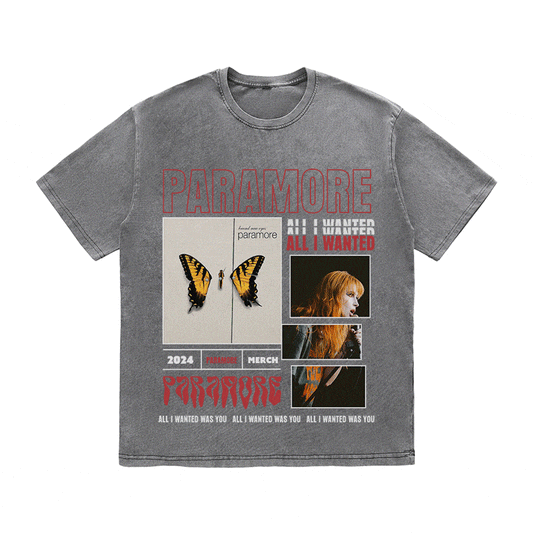 PARAMORE HEAVY WEIGHT COTTON TEE-9014