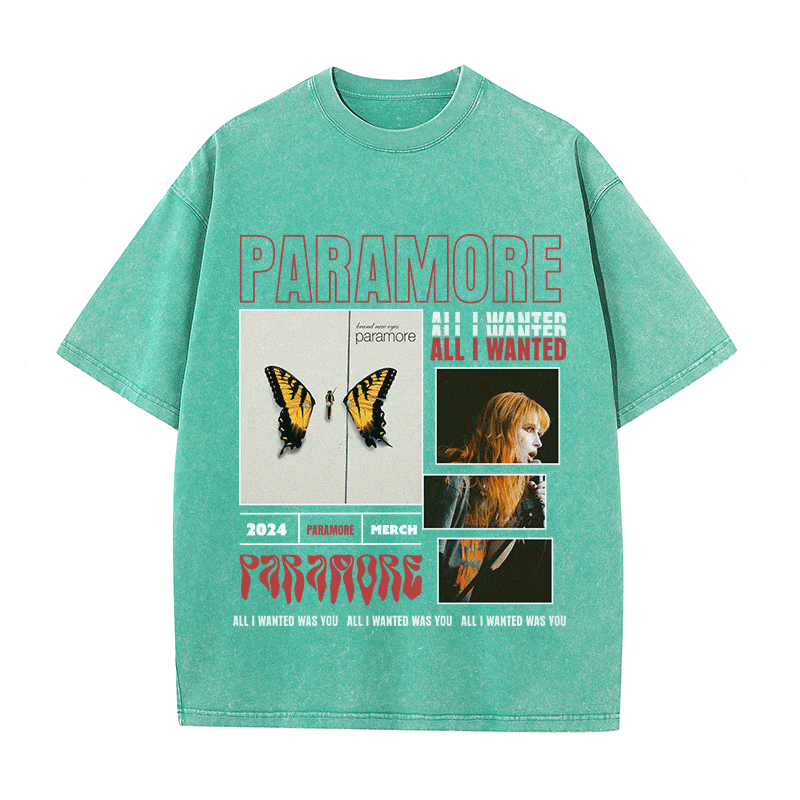 PARAMORE HEAVY WEIGHT COTTON TEE-9014