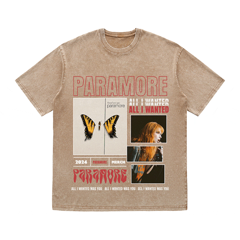 PARAMORE HEAVY WEIGHT COTTON TEE-9014