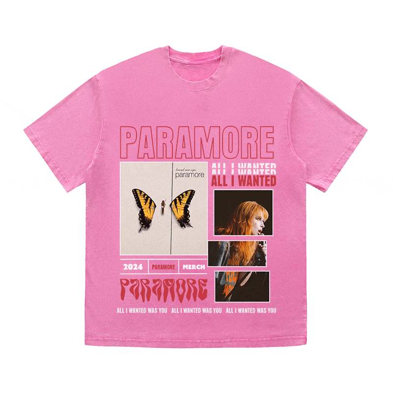 PARAMORE HEAVY WEIGHT COTTON TEE-9014
