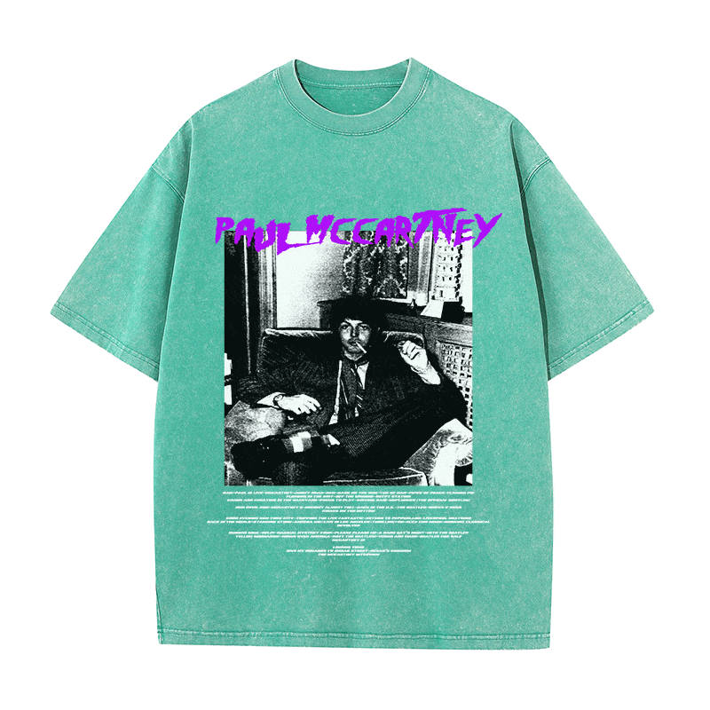 PAUL MCCARTNEY HEAVY WEIGHT COTTON TEE-8944
