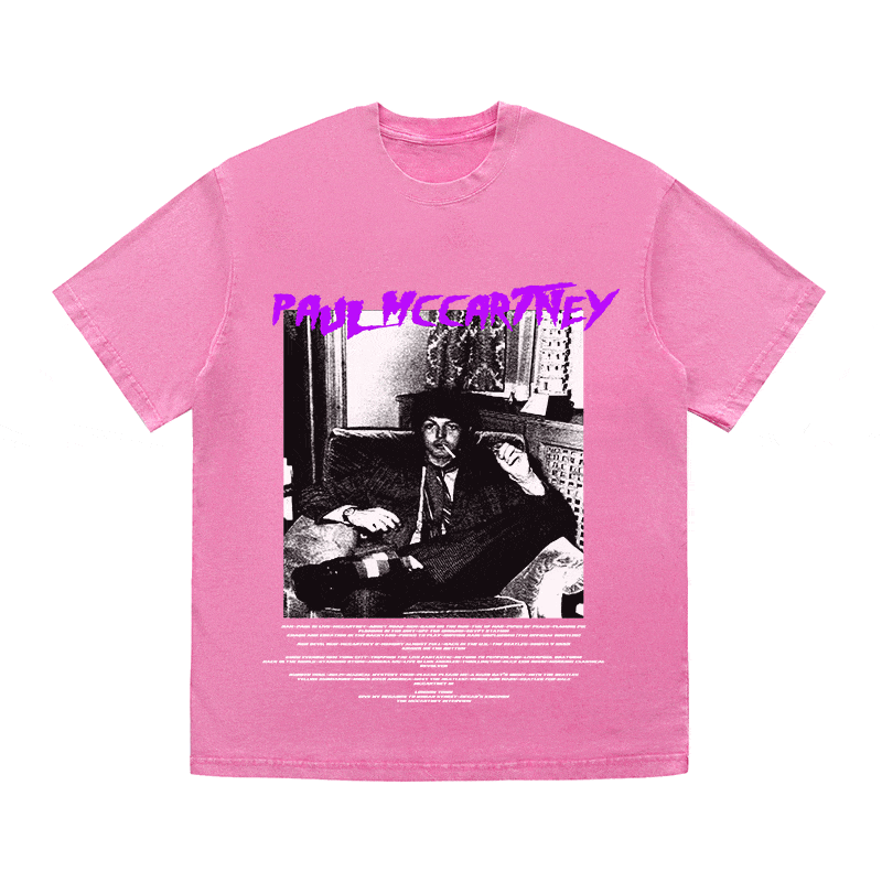 PAUL MCCARTNEY HEAVY WEIGHT COTTON TEE-8944