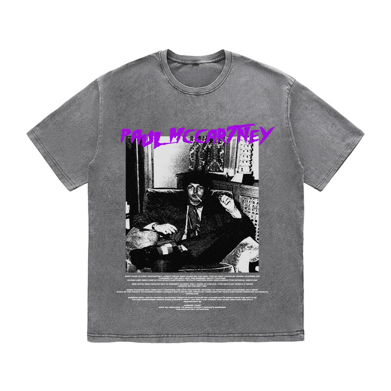 PAUL MCCARTNEY HEAVY WEIGHT COTTON TEE-8944