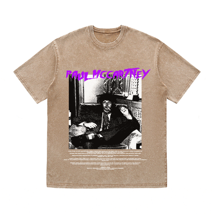 PAUL MCCARTNEY HEAVY WEIGHT COTTON TEE-8944