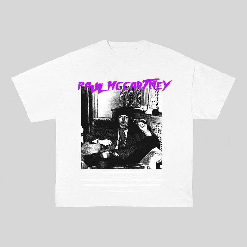 PAUL MCCARTNEY HEAVY WEIGHT COTTON TEE-8944
