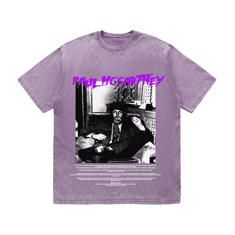 PAUL MCCARTNEY HEAVY WEIGHT COTTON TEE-8944