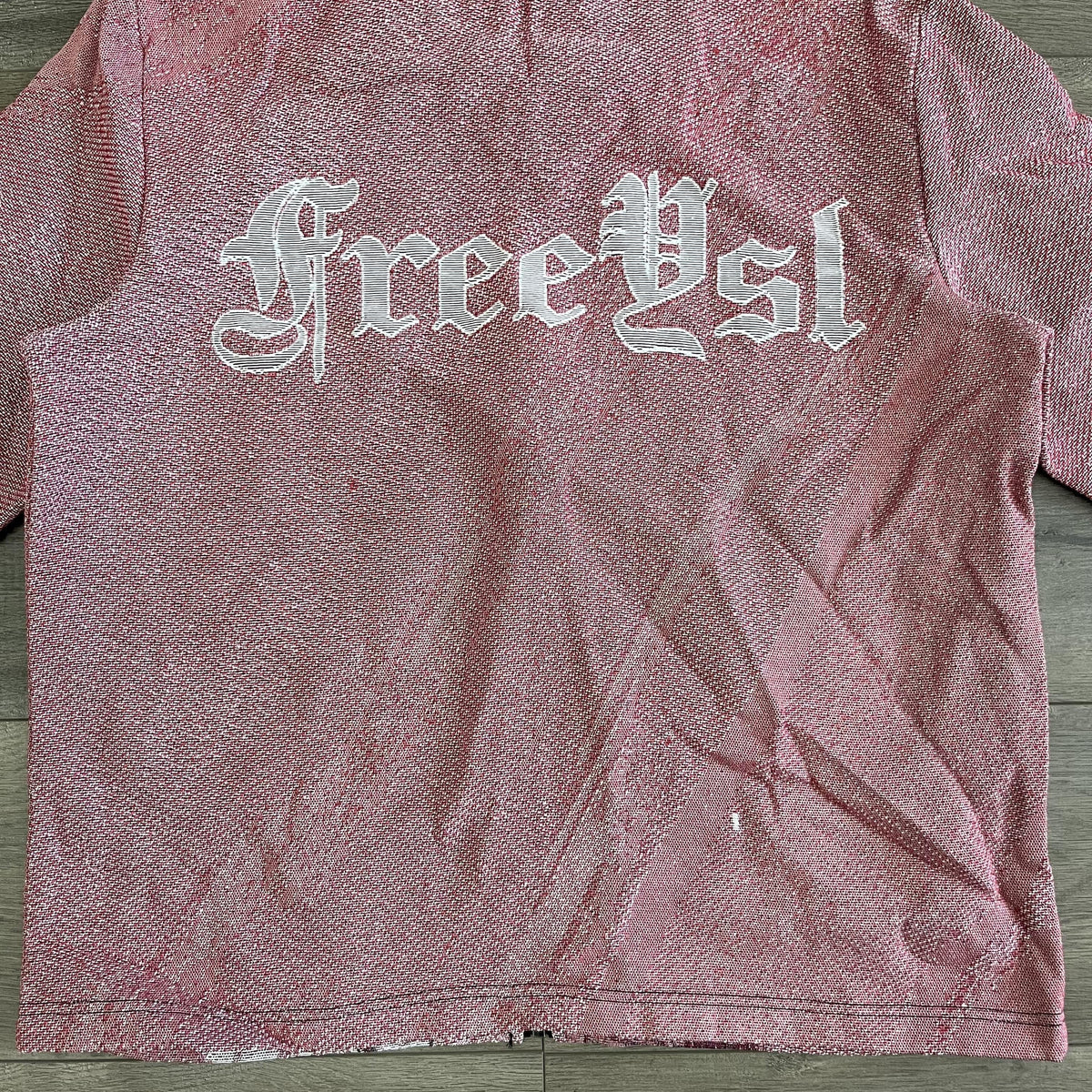 PINK YSL  TAPESTRY TEE