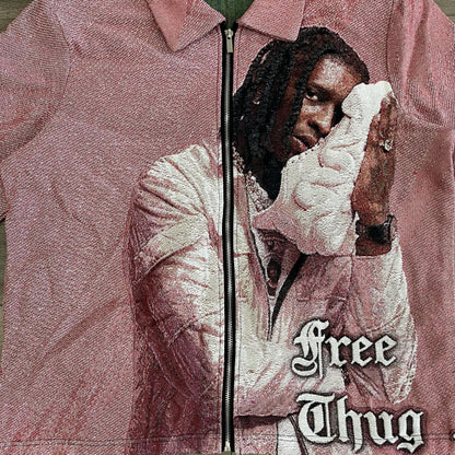 PINK YSL  TAPESTRY TEE