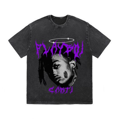 RDMCLOTHINGART tapestry hoodie PLAYBOI CARTY HEAVY WEIGHT COTTON TEE-8915