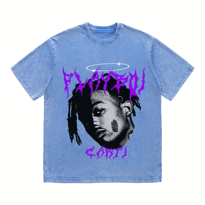 RDMCLOTHINGART tapestry hoodie PLAYBOI CARTY HEAVY WEIGHT COTTON TEE-8915