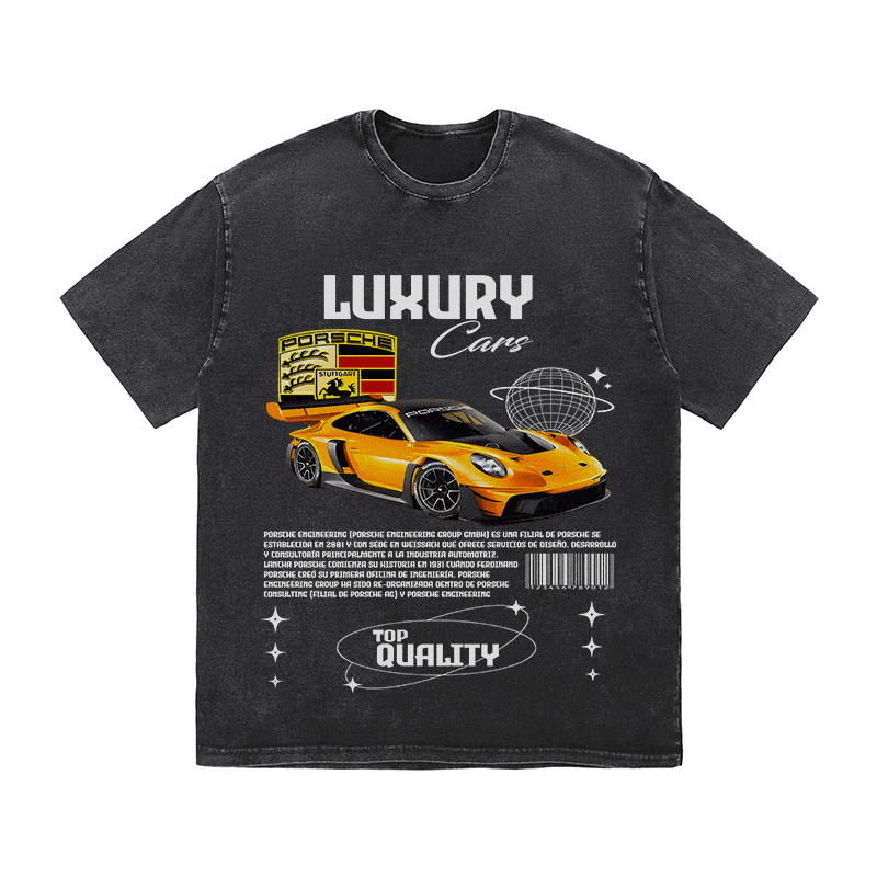 PORSHE HEAVY WEIGHT COTTON TEE-9110