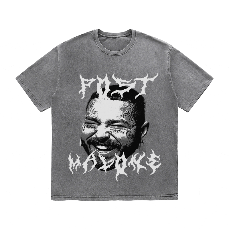 RDMCLOTHINGART tapestry hoodie POST MALONE HEAVY WEIGHT COTTON TEE-8891