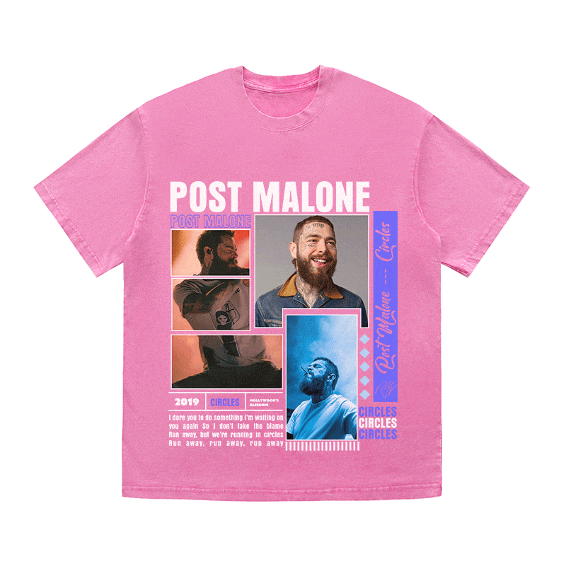 POST MALONE HEAVY WEIGHT COTTON TEE-9016