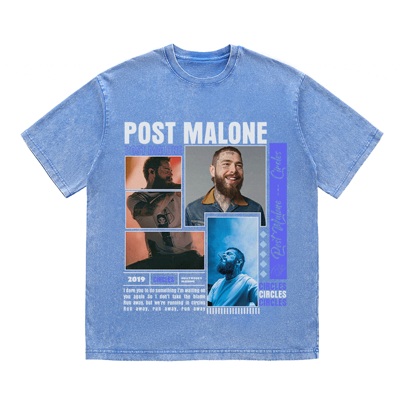 POST MALONE HEAVY WEIGHT COTTON TEE-9016