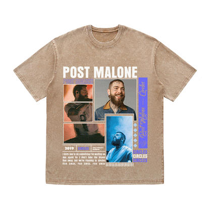 POST MALONE HEAVY WEIGHT COTTON TEE-9016