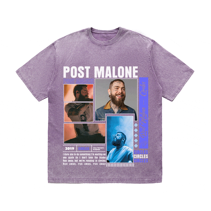 POST MALONE HEAVY WEIGHT COTTON TEE-9016