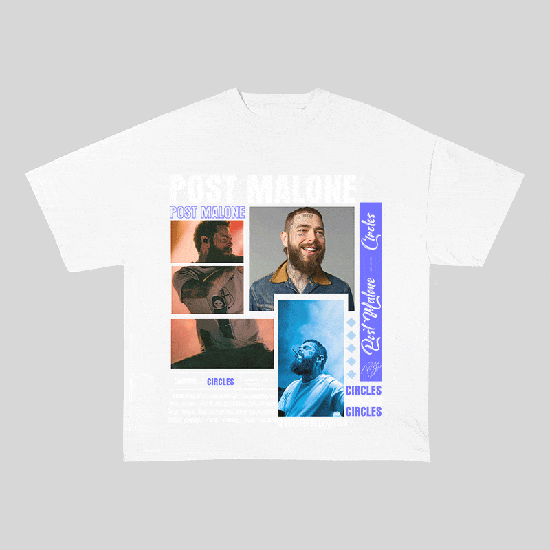 POST MALONE HEAVY WEIGHT COTTON TEE-9016