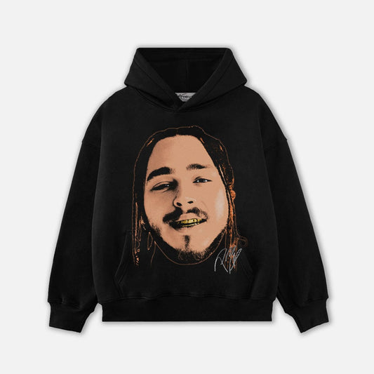 POSTMALONE HEAD HOODIE-1085