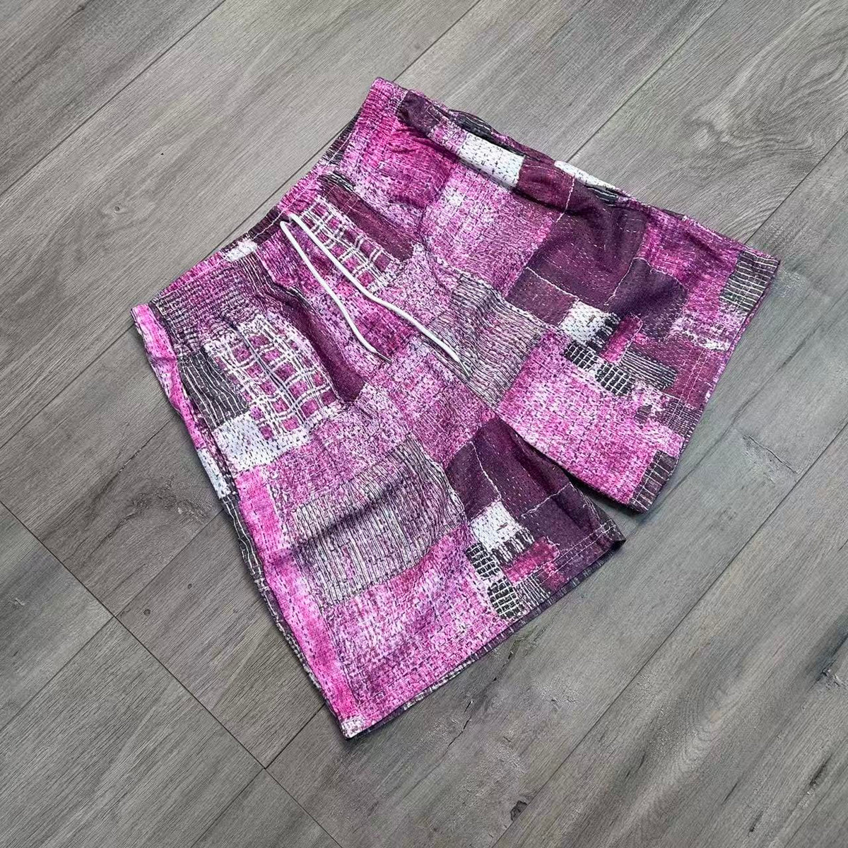 PURPLE BORO MESH SHORTS-8801