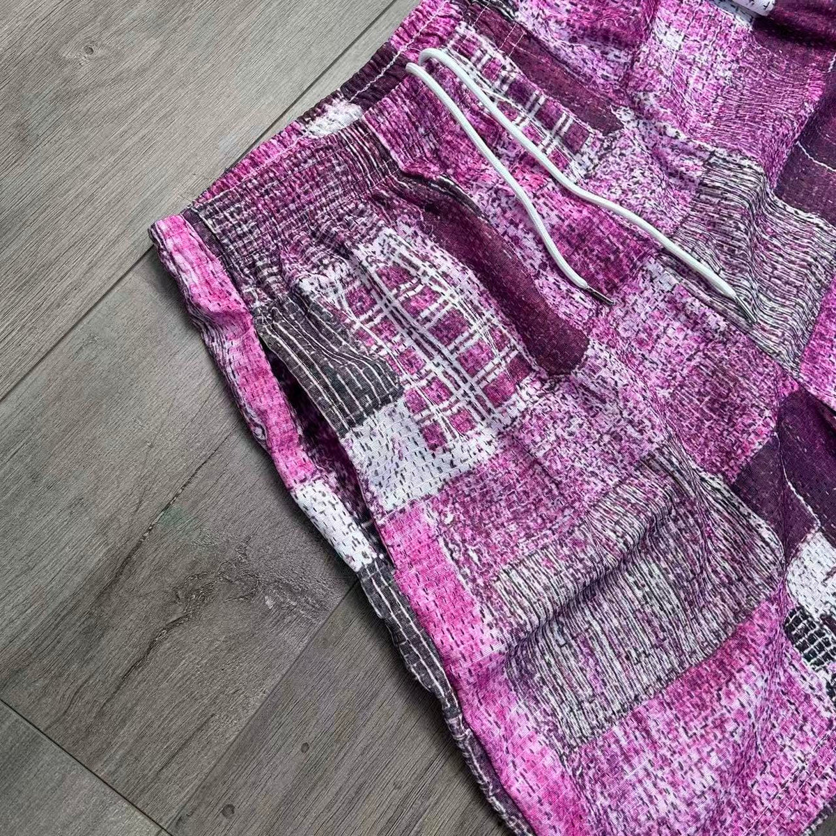 PURPLE BORO MESH SHORTS-8801