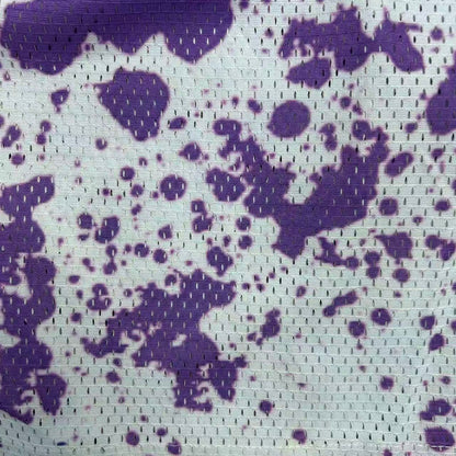 PURPLE PAINT MESH SHORTS-8802