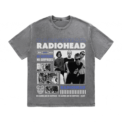 RADIOHEAD HEAVY WEIGHT COTTON TEE-9017