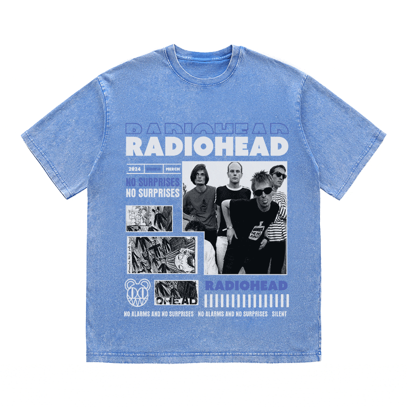 RADIOHEAD HEAVY WEIGHT COTTON TEE-9017