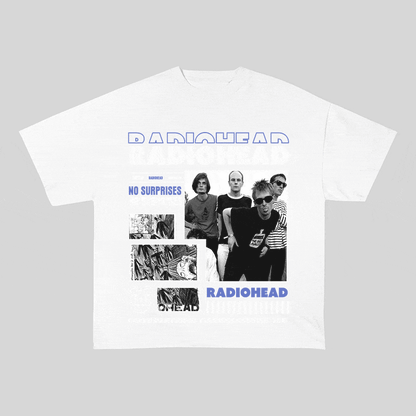 RADIOHEAD HEAVY WEIGHT COTTON TEE-9017