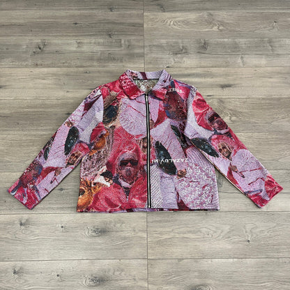 RED FREE YSL TAPESTRY JACKET