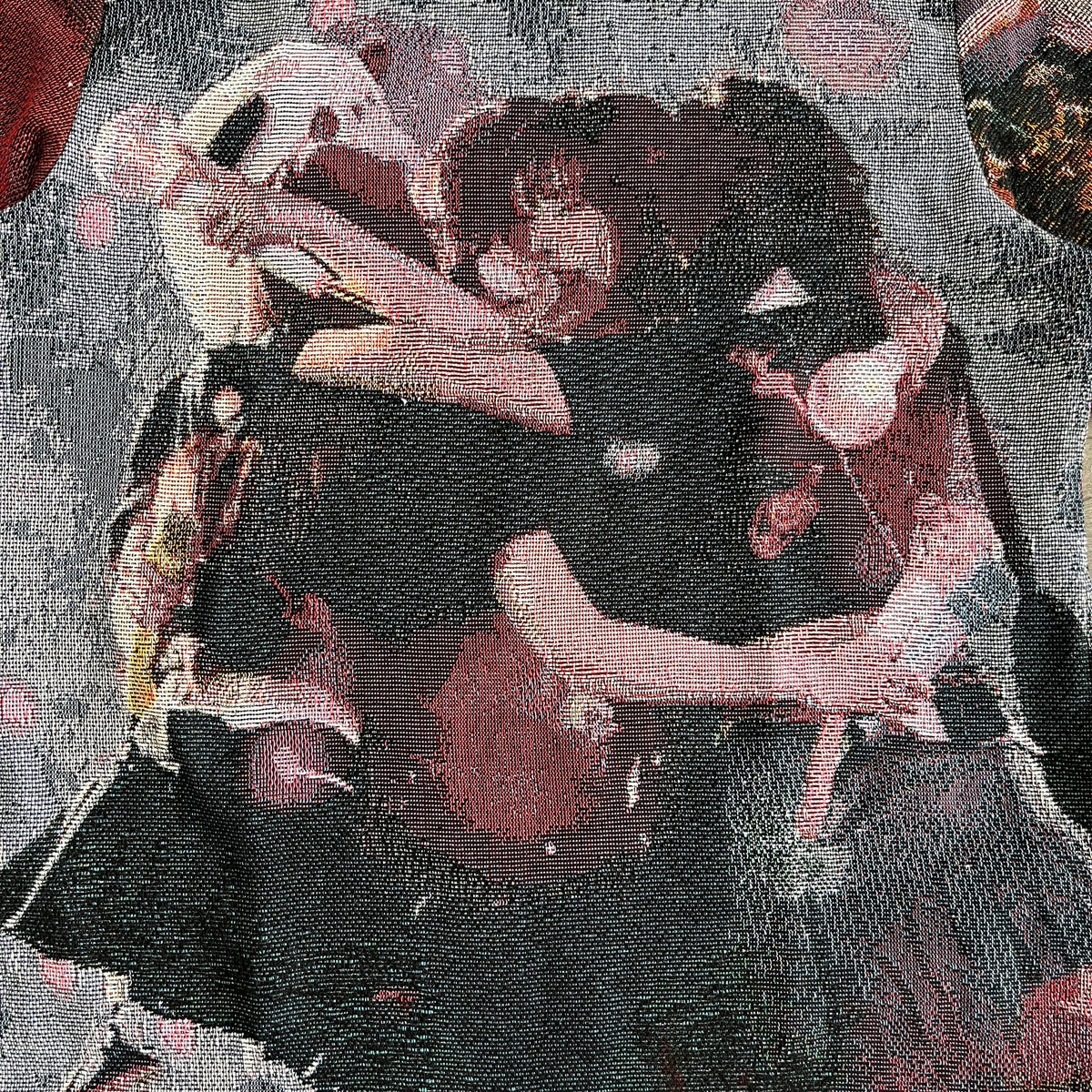 RED VELVET TAPESTRY HOODIE