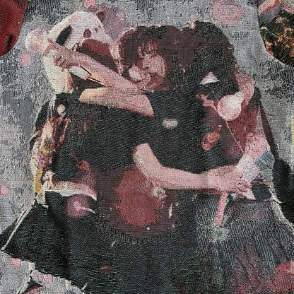 RED VELVET TAPESTRY HOODIE