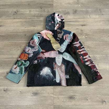 RED VELVET TAPESTRY HOODIE