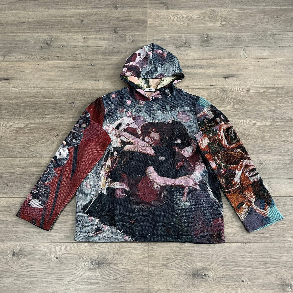 RED VELVET TAPESTRY HOODIE