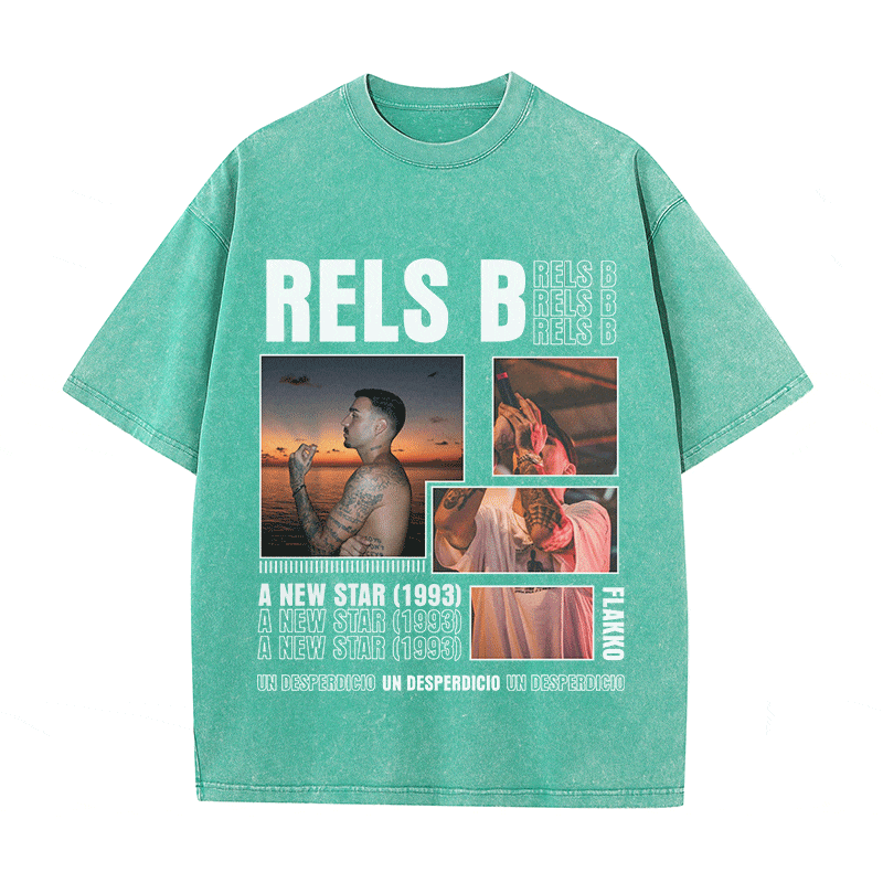 RELS B 2 HEAVY WEIGHT COTTON TEE-9018
