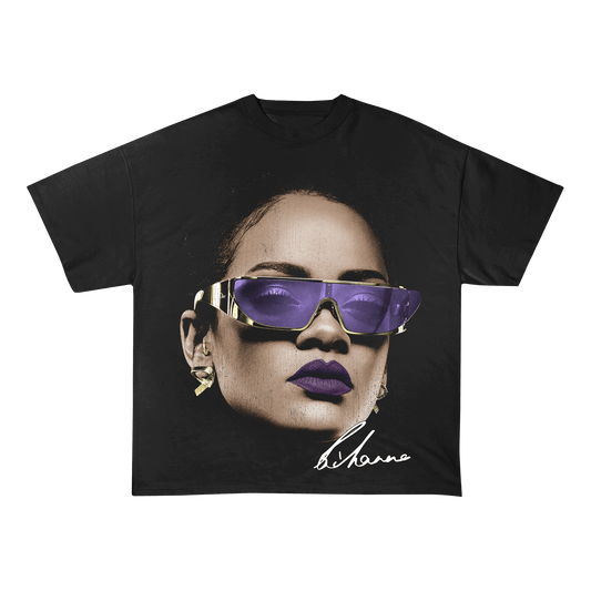 RIHANNA HEAVEY WEIGHT COTTON TEE-8003