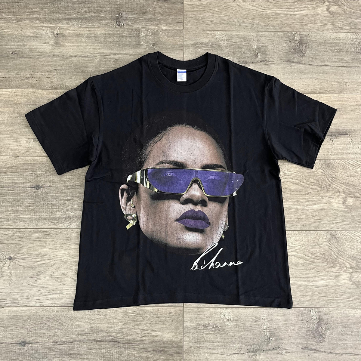 RIHANNA HEAVEY WEIGHT COTTON TEE-8003