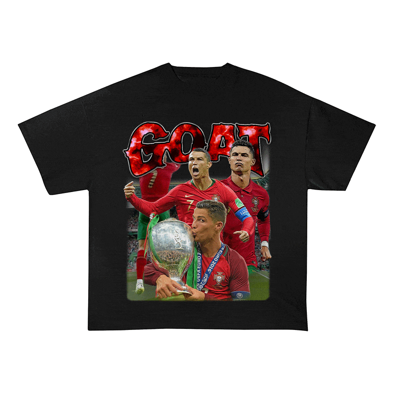 RONALDO HEAVY WEIGHT COTTON TEE-9173