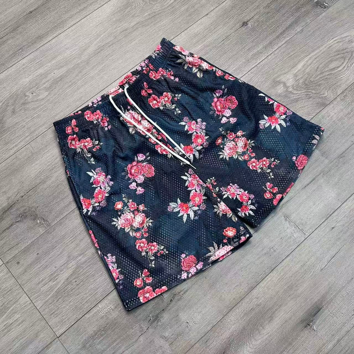 ROSE MESH SHORTS-8805