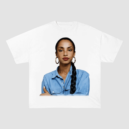 SADE OVERSIZED HEAVYWEIGHT COTTON TEE-60013
