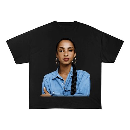 SADE OVERSIZED HEAVYWEIGHT COTTON TEE-60013