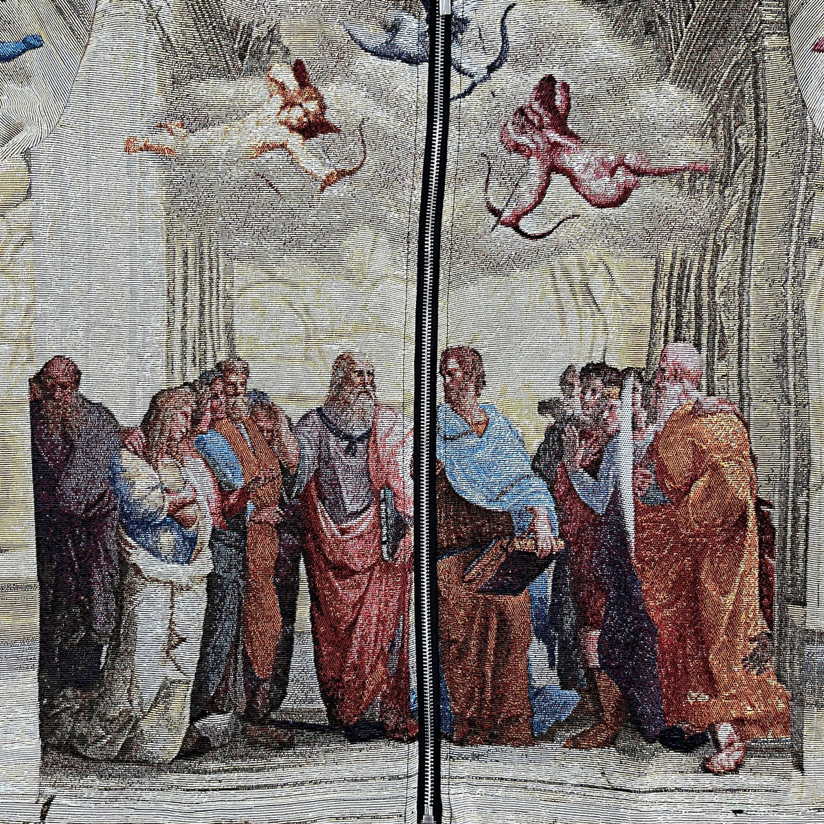 SCHOOL ATHENS TAPESTRY TEE