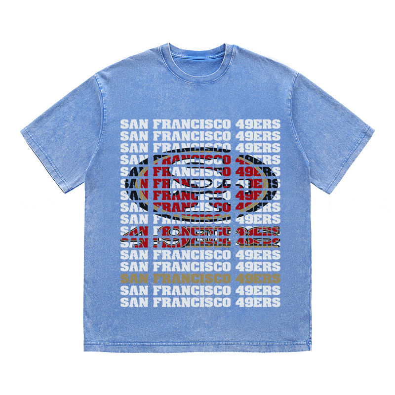 SF 49ERS HEAVY WEIGHT COTTON TEE-9189