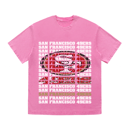 SF 49ERS HEAVY WEIGHT COTTON TEE-9189