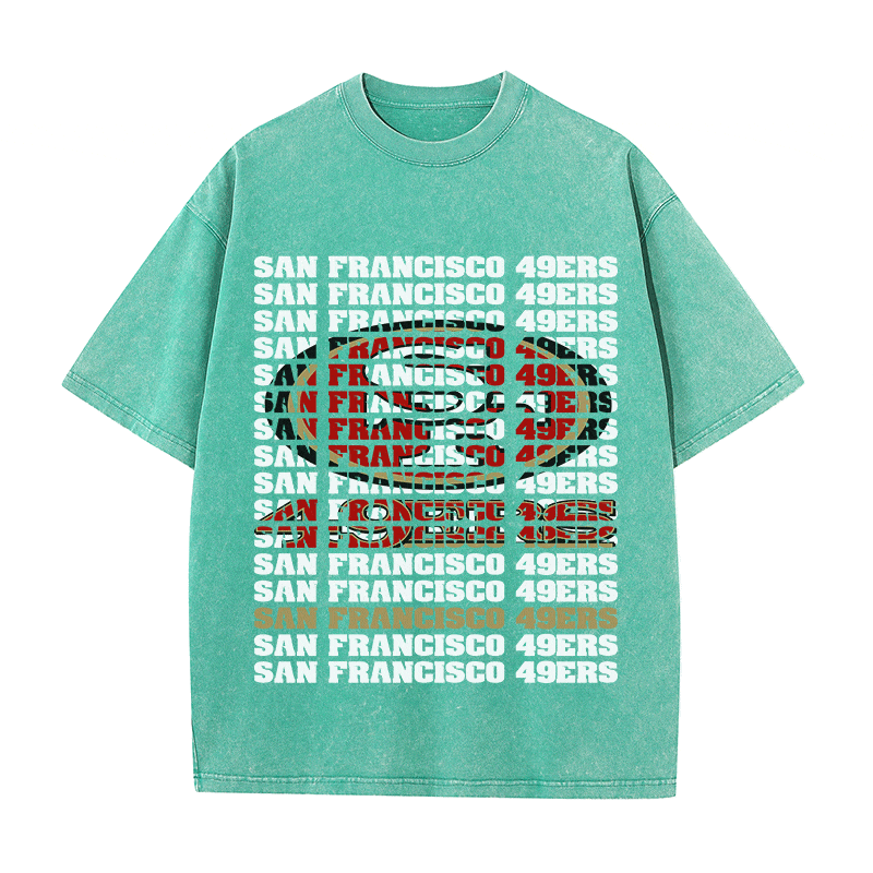 SF 49ERS HEAVY WEIGHT COTTON TEE-9189