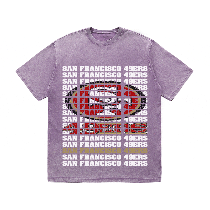 SF 49ERS HEAVY WEIGHT COTTON TEE-9189